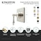 Kingston Brass Single-Handle Six-Way Diverter Valve with Square Trim Kit, Polished Nickel KS4046AL - alternate 2