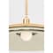 Hudson Valley Lighting Oneida 1 Light Pendant 23.5 In. Vintage Gold Leaf/Soft Sand 1272-VGL/SSD - alternate 6