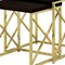 Homeroots Set of Two 41" Gold And Brown Nested Tables, 2PK 333114 - alternate 4