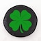 Holland Bar Stool Co 29" x 8" 4-Leaf Clover Tire Cover TCF4LfClvBK - alternate 1
