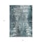 Homeroots 9' X 12' Teal Blue Gray And Charcoal Abstract Washable Indoor Outdoor Area Rug 582930 - alternate 8