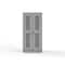 Strong Hold 14 GA Extra Heavy Duty Double Shift Ventilated (Diamond) Cabinet 36-DS-V-246-L - alternate 2
