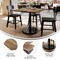 Flash Furniture Commercial 36" SQ Natural HPL Tabletop with Black Table Height RD Base ST-SQ36-NAT-TR24-GG - alternate 7