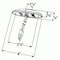 Grote Lighting M5 Series LED Clearance Marker Lights, Red, Oval, Chrome Plated, Polycarbonate,  47922 - alternate 3