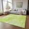 Homeroots 10' X 14' Artichoke Green And Lime Green Nautical Washable Indoor Outdoor Area Rug 581724 - alternate 5