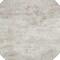 Homeroots 8' Ivory And Beige Round Abstract Washable Indoor Outdoor Area Rug 599504 - alternate 5