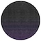 Homeroots 8' Eggplant Purple And Charcoal Round Abstract Washable Indoor Outdoor Area Rug 588938 - alternate 7