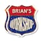 Signmission Brian's Workshop, 6 inch X 6 inch, Plastic Sign, 2PK SHI-P-2PACK-6-489-BRIAN - alternate 1