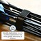 Grizzly Supply Stretch Cinch Strap, 6, 9, 12, 18 in L, 1, 1.5, 2 in W, Hook and Loop Closure, Reusable, Black, 8PK GS-HLSTR6x9x12x18-0 - alternate 9
