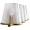 Nuvo Valentine, 4 Light Vanity, Vintage Brass Finish, Hammered Glass 60/8264 - alternate 8