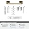 Amerock Blackrock Golden Champagne Contemporary Pivoting Double Post Toilet Paper Holder BH36001BBZ - alternate 3