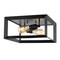 Jonathan Y Marfa Square 13" 2-Light Iron Modern Farmhouse LED Flush Mount, Oil Rubbed Bronze JYL7563A - alternate 1