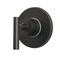 Kingston Brass Single-Handle Three-Way Diverter Valve with Round Trim Kit, Matte Black KS3030CML - alternate 1