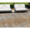 Homeroots 9' X 12' Terra Cotta Silver And Charcoal Oriental Washable Indoor Outdoor Area Rug 588850 - alternate 1
