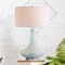 Jonathan Y Montreal 29" Glass/Acrylic LED Table Lamp, Ice Blue JYL2001A - alternate 9