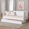 Baxton Studio Roni Modern White Scalloped Wood Twin Daybed with Trundle 256-14086-14087-ZORO - alternate 8