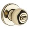 Kwikset Keyed Entry Knob, Polished Brass 400P3CPK6 - alternate 3