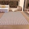 Homeroots 10' X 14' Red And Ivory Geometric Washable Indoor Outdoor Area Rug 614778 - alternate 9