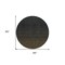 Homeroots 8' Gray And Brown Round Abstract Washable Indoor Outdoor Area Rug 588932 - alternate 7