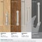 Amerock Stature 6-5/16 in 160 mm Center-to-Center Satin Nickel Cabinet Pull BP36889G10 - alternate 4