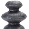 Homeroots Set of Four Natural and Black Resin and Stone Powder Ornate Tabletop, 4PK 517604 - alternate 7