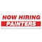 Signmission Now Hiring Painters Banner Apply Inside Accepting Application Single Sided B-96-30283 - alternate 1