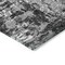 Homeroots 9' X 12' Gray Charcoal And Silver Abstract Washable Indoor Outdoor Area Rug 582924 - alternate 3