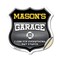 Signmission Mason's Garage I Can Fix Everything But Stupid, 12 Inch X 12 Inch, Vinyl Decal SHI-D-12-490-MASON - alternate 1