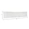 Lavish Home Charcoal Infused Memory Foam Body Pillow with Bamboo Cover Moisture Wicking Pillow, White 82-TEX1004 - alternate 6