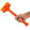 Neiko Dead Blow Hammer, 2.5 Pounds, Neon Orange Deadblow Hammers, Mallet 02844A - alternate 3