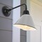 Jonathan Y Croydon 9.63" 1-Light Farmhouse Industrial Indoor/Outdoor Iron LED Gooseneck Arm Outdoor Sconce, Gray JYL7612D - alternate 7