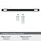 Amerock Mergence 5-1/16 in 128 mm Center-to-Center Polished Chrome/Matte Black Cabinet Pull BP36859FB26 - alternate 4