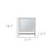 Homeroots 18" White Wood, Metal Floating Bathroom Vanity 571351 - alternate 9