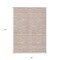 Homeroots 5' X 8' Salmon Copper And Beige Striped Washable Indoor Outdoor Area Rug 587969 - alternate 8