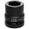 Performance Tool 1 in. Dr. 6pt Impact Socket, Chrome Moly, Laser Etched, Black Oxide M745-22 - alternate 1