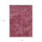 Homeroots 3' X 5' Red Washable Indoor Outdoor Area Rug 598812 - alternate 7