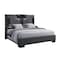 Global Furniture Usa Contemporary Oscar Dark Grey 8 King Bed No Wood Trim 8015 - alternate 4