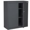 Sandusky Lee Shelving Storage Cabinet, 36 in H, 36 in W, 18 in D, Recessed, Keyed, Charcoal, 3 Shelves EA2R361836-02 - alternate 1