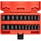 Neiko 0.375 in Dr. Impact Socket Set, SAE and Metric, Shallow 02432A - alternate 1