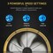 Edendirect 20 inches Heavy Duty Metal Industrial Drum Fan, 3 Speed Fan for Warehouse, Workshop ZR-HIFANXDRUM20 - alternate 7