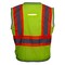 Reflective Apparel ANSI Type R Class 2 Ten Pocket Surveyors Vest with "D" Ring Access 589ET-LM-3X - alternate 5
