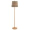 Jonathan Y Ocata 61" 2-Light Coastal Bohemian Iron/Rattan LED Floor Lamp with Pull-Chain, Brown Wood Finish JYL3091A - alternate 6