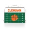 Picnic Time Family Of Brands Clemson Tigers - Concert Table Mini Portable Table, Charcoal Wood Grain 843-00-141-104-0 - alternate 2