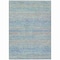 Homeroots 5' X 8' Blue And Charcoal Striped Washable Indoor Outdoor Area Rug 615657 - alternate 6