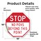 Signmission Stop No POVS Beyond This Point, 18 Inch X 18 Inch, Vinyl Decal OC-D-18-262 - alternate 4
