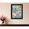 Homeroots Succulents Paradise 3 Black Framed Print Wall Art 407882 - alternate 4