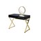 Homeroots 42" Black and Gold Mirrored Dresser 486499 - alternate 4