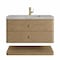 James Martin Vanities Allamari 36" Single Vanity, Dune Mist w/ Single Hole 3 CM Victorian Silver Silestone Top D640-V36-DMS-3VSL - alternate 1