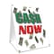 Signmission Cash Now, 24 Inch x 18 Inch A-frame Yard Sign, Plastic Sign SBC-1824-Cash Now - alternate 1