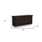 Homeroots 70in Dark Brown Two Drawer Buffet Table with Four Doors 366213 - alternate 3